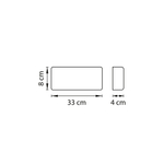 810616 Бра FIUME LED 10W 950LM БЕЛЫЙ МАТОВЫЙ 4000K
