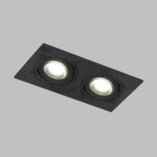 Купить DK3022-BK Встраиваемый светильник, IP 20, 10 Вт, GU5.3, LED, черный, пластик