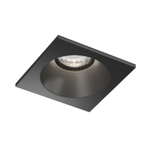DK2131-BK Встраиваемый влагозащищённый светильник COVE, IP44, до 15 Вт LED, GU10, алюминий, чёрный