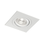 Встраиваемый влагозащищённый светильник HYDRO, IP44, до 15 Вт LED, GU10, алюминий, белый