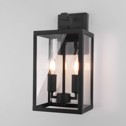 Купить Уличный настенный светильник Candle D 35150/D черный