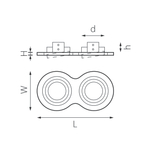i6290607 Светильник INTERO 16 Double ROUND (217629+217606+217607)