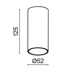 Потолочный светильник Technical C056CL-L12W3K-W-W