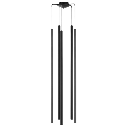 Купить L5T747437 Люстра TUBO LED 25W 1500LM 25G ЧЕРНЫЙ 3000K (574727+747437 (5шт)