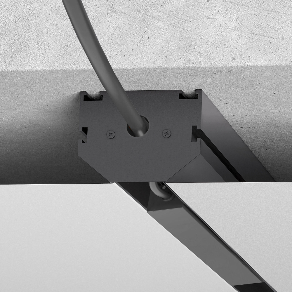 Slim Magnetic Заглушки для шинопровода в натяжной потолок 85204/00 черный 2 шт. 85206/00