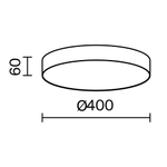 Потолочный светильник Technical C032CL-45W3K-RD-W