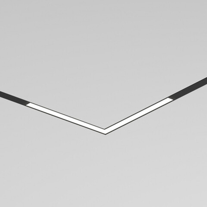 DK8114-BK Угловой светильник SIMPLE LINEAR 18W 3000K, черный