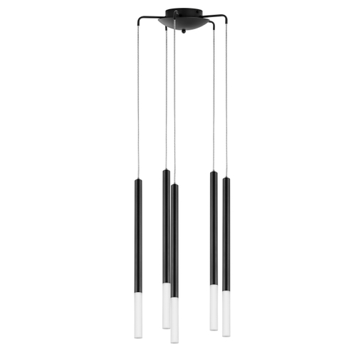 Купить L5T747147 Люстра TUBO LED 25W 1400LM 360G ЧЕРНЫЙ 4000K (574727+747147 (5шт)