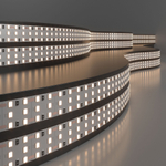 Лента светодиодная 360 LED 26 Вт IP20 трехрядная 3300К теплый белый, 5м 2835 24V 360Led 26W IP20
