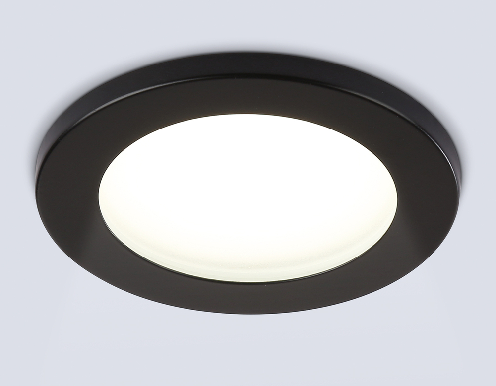 TN6632 BK черный IP44 GX53 D100*60