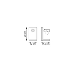 808526 Бра MURO 3W LED 240LM БЕЛЫЙ 3000K
