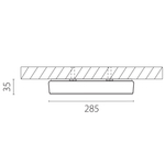 225204 Светильник ARCO CYL LED 20W 1920LM БЕЛЫЙ 4000K