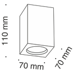 Потолочный светильник Technical C005CW-01W