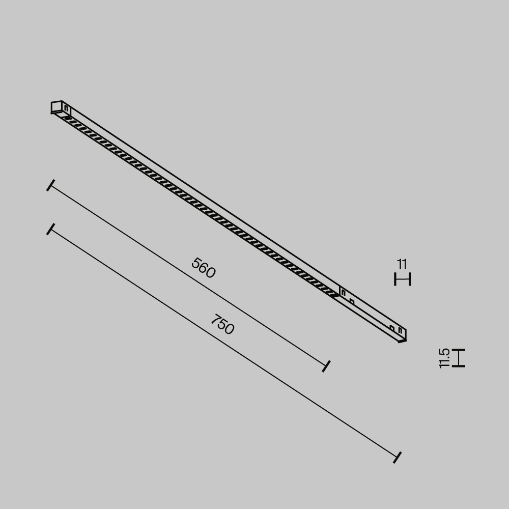 Трековый светильник Technical TR241-4-12WTW-DSZ-B