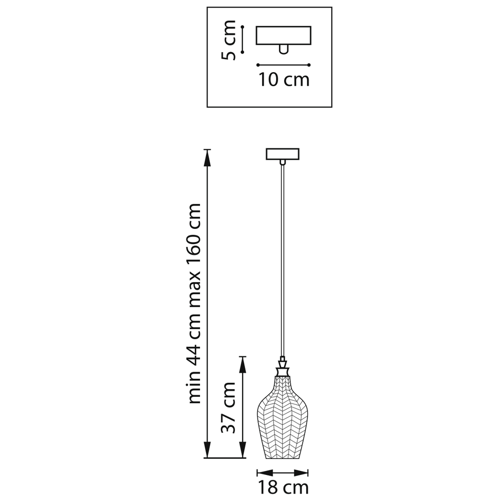 793136 Люстра ROCCO 1х6W (led) E27 БЕЛЫЙ