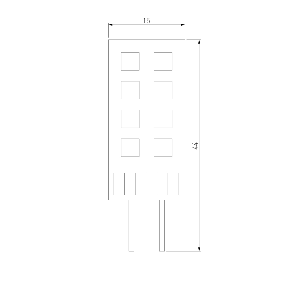 Светодиодная лампа JC 7W 220V 3300K G4 BLG405