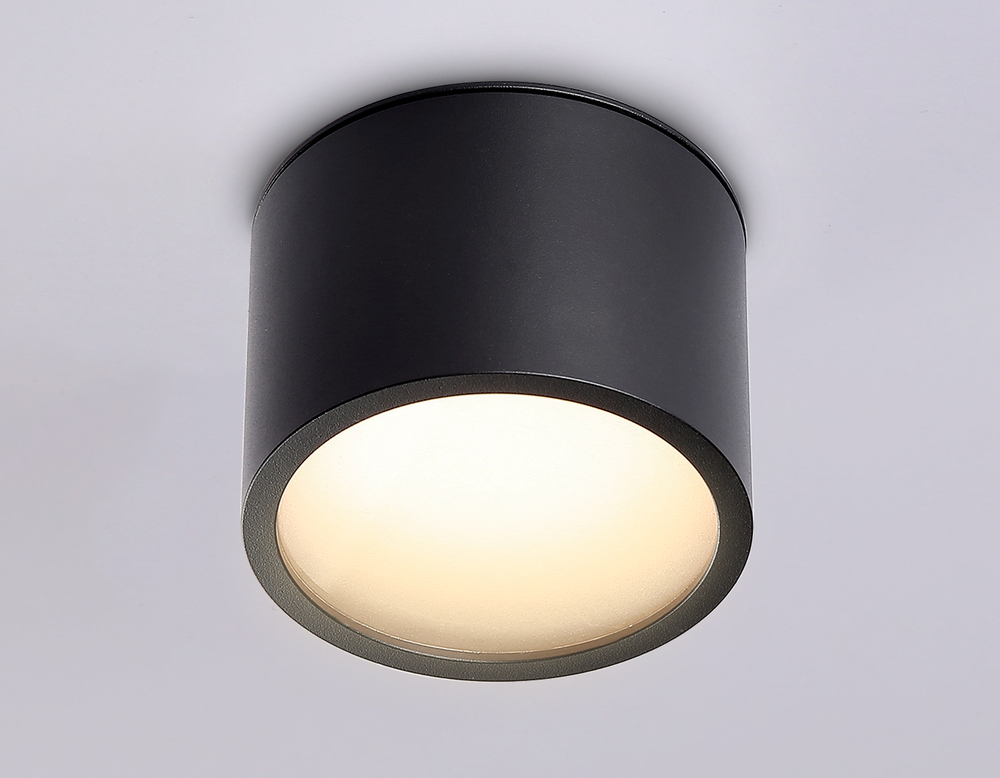 TN6551 BK черный IP44 GX53 max 15W D82*60