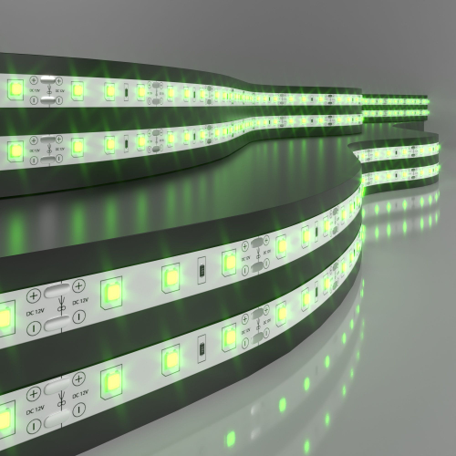 Купить Светодиодная лента 12 В 4,8 Вт/м 60 Led/м 2835 IP20, зеленый, 5 м Лента светодиодная 12V 4,8W 60Led 2835 IP20 зеленый, 5м