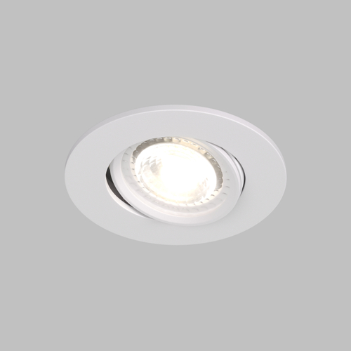 Купить DK3020-WH Встраиваемый светильник, IP 20, 10 Вт, GU5.3, LED, белый, пластик