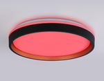 FZ610 BK/GD черный/золото IP20 66W 3000K-6500K+RGB D490*85 (ПДУ ИК)