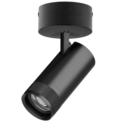 Купить C4307SO Светильник CANNO PRO накладной LED 30W 2100LM 20-55G ЧЕРНЫЙ 2700-4200-6000K IP20 с адаптером (304307 + 215017)