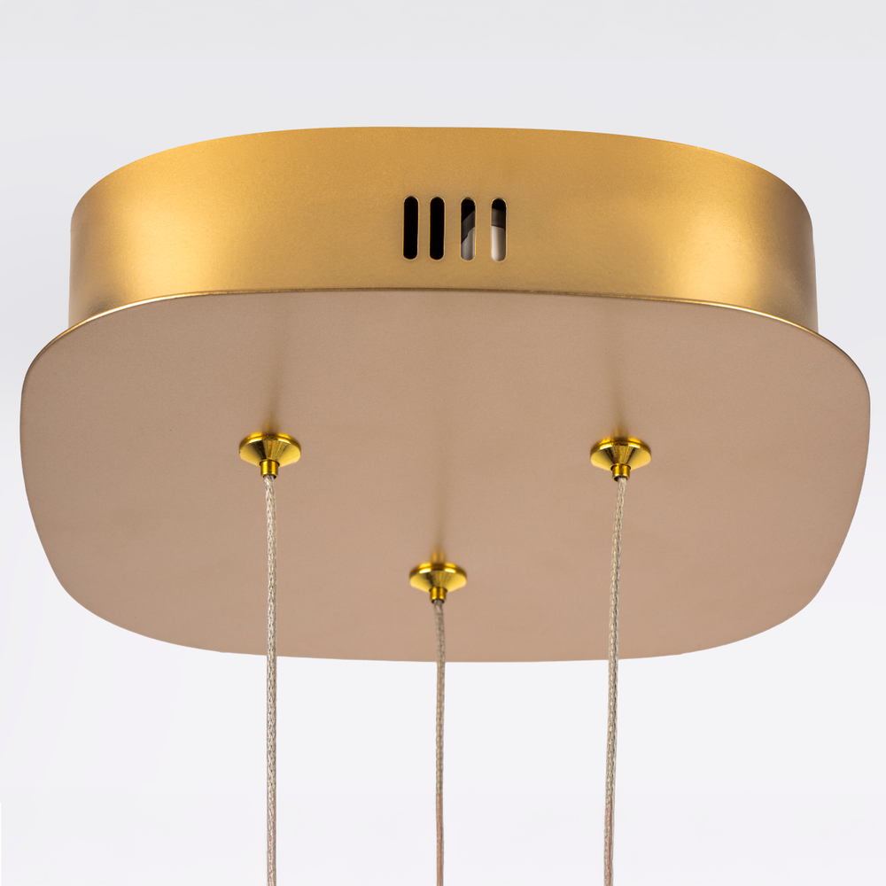 749223 Люстра SATURNO LED 70W 3150LM ЗОЛОТО 3000K IP20