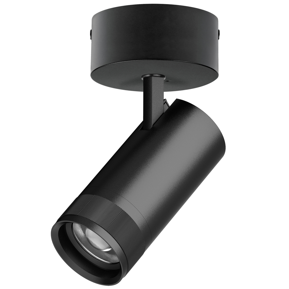 C4307SO Светильник CANNO PRO накладной LED 30W 2100LM 20-55G ЧЕРНЫЙ 2700-4200-6000K IP20 с адаптером (304307 + 215017)