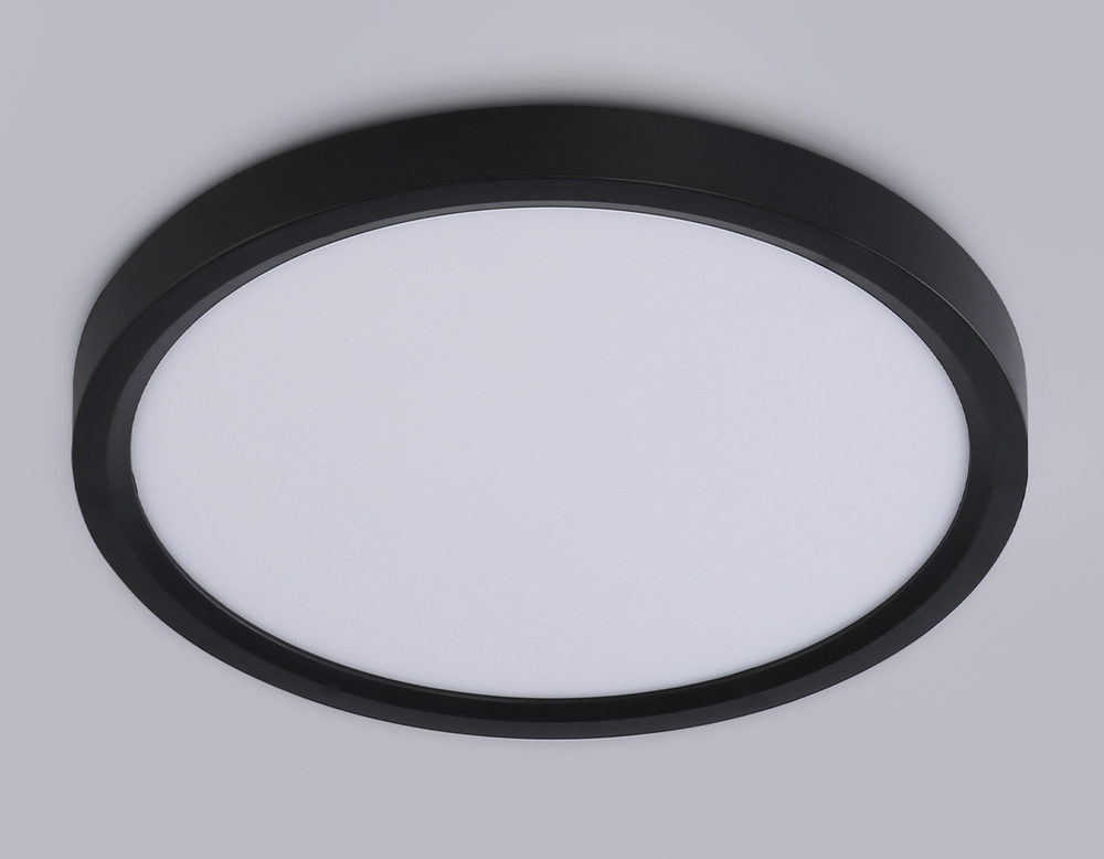 FZ1902 BK черный IP54 13W 3000K-6500K CCT-переключатель D230*25 (Без ПДУ)