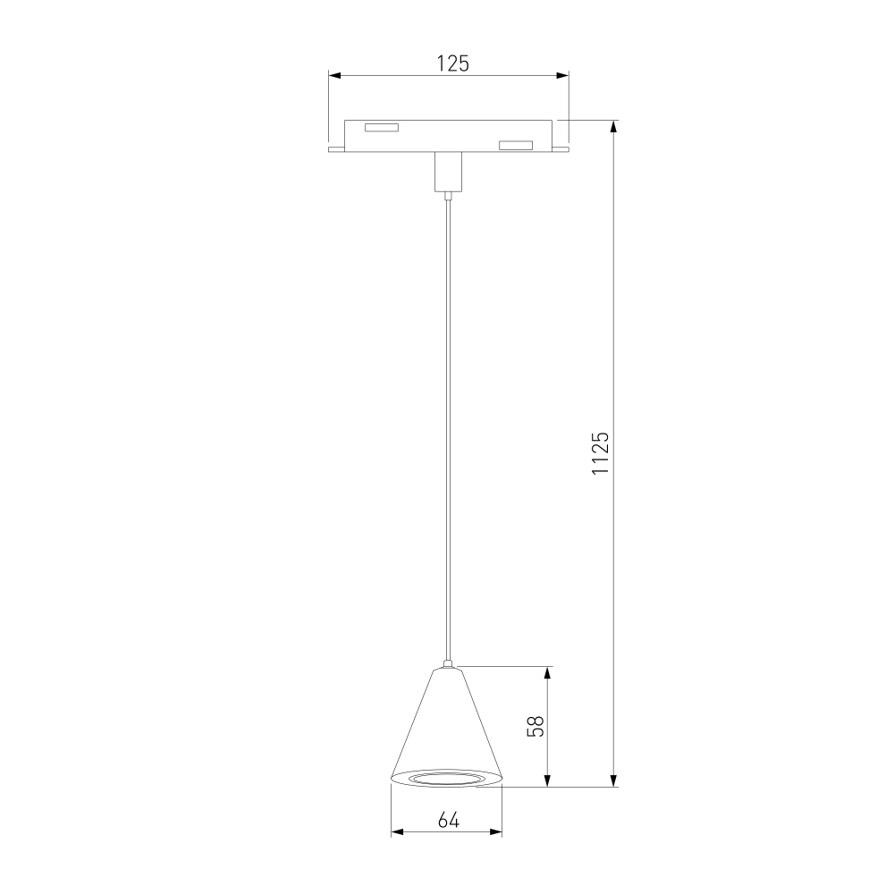 Slim Magnetic Трековый светильник 5W 4200K Event латунь 85039/01 85039/01