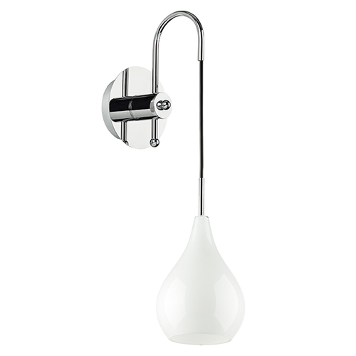 Купить 803530 Бра PENTOLA 1х40W E14 ХРОМ/БЕЛЫЙ