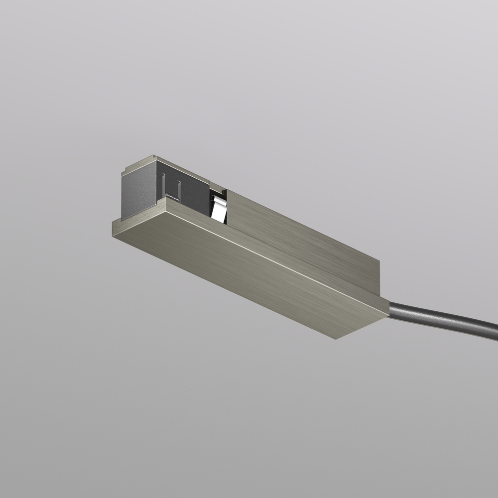 TR5721-DN Подвод питания универсальный (середина/торец) для трека SHINE BASE, 48V DC, IP20, темный никель, алюминий