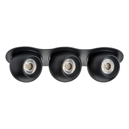 Купить i637727272 Светильник INTERO LED 9W*3 850LM*3 24G ЧЕРНЫЙ 3000K (217637+217072+217072+217072)