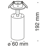 Встраиваемый светильник Technical C018CL-01W