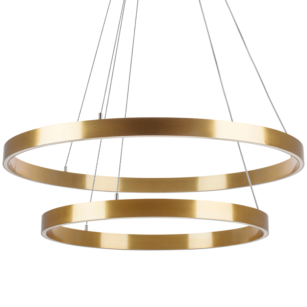 748123 Люстра SATURNO LED 84W 5800LM 70G ЗОЛОТО 3000-6000K