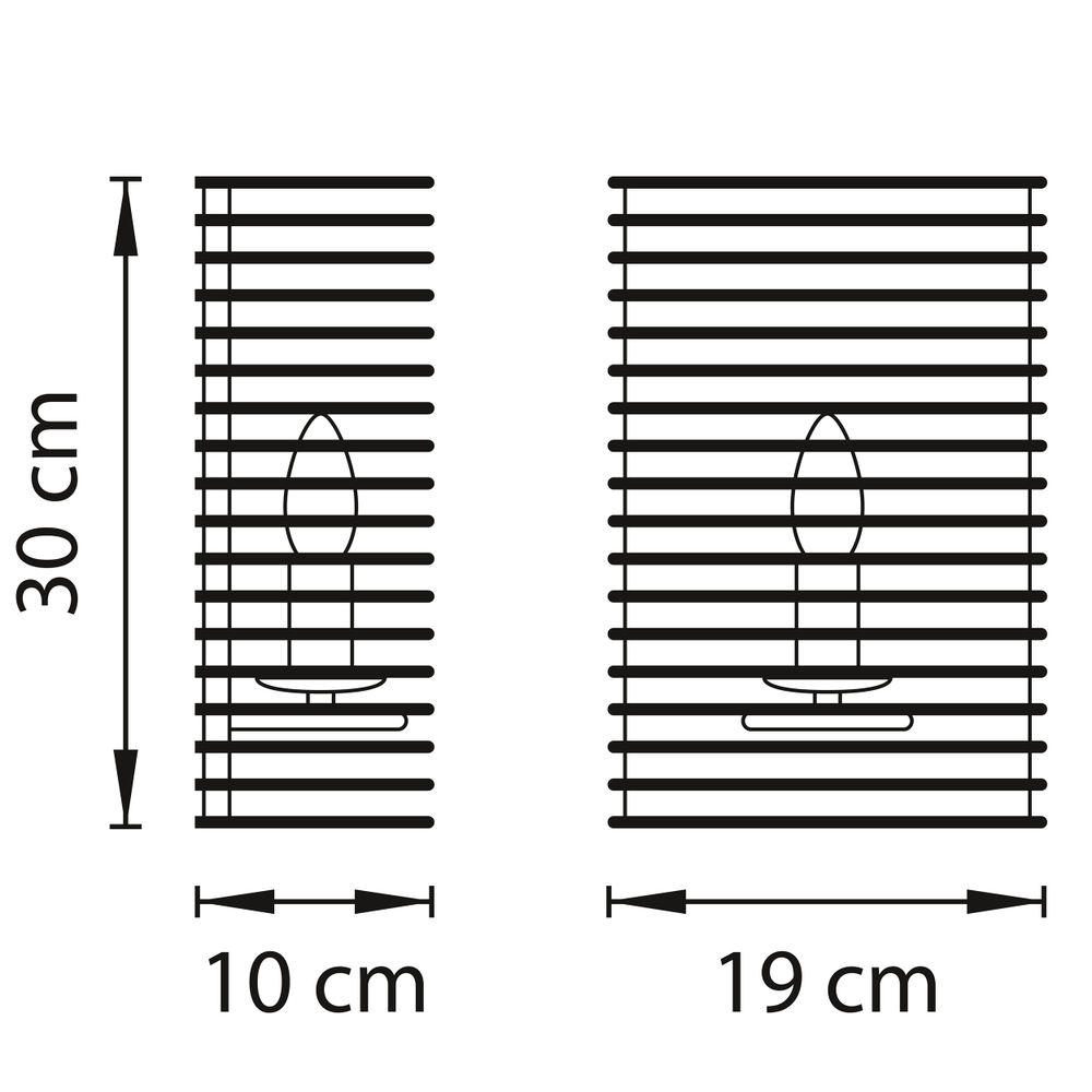 728613 Бра ZETA 1х40W E14 ЗОЛОТО