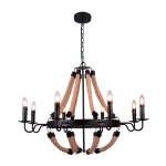 Подвесная люстра Arte Lamp MARSIGLIA A8956LM-8BK