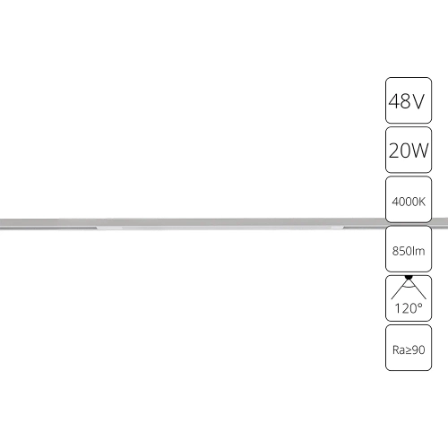 Купить Магнитный трековый светильник Arte Lamp OPTIMA A7264PL-1WH