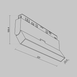 Трековый светильник Technical TR036-4-12WTW-DD2-B