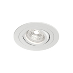 DK2110-WH Встраиваемый влагозащищённый светильник HYDRO, IP44, до 15 Вт LED, GU10, алюминий, белый