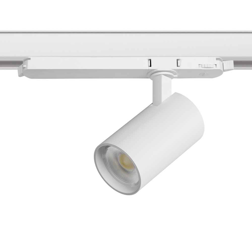 A5146DALI Светильник ALTA BASE для трековой системы Quattro с управлением DALI LED 15W 1880LM 24G БЕЛЫЙ 4000K с адаптером (215146 + 594066)