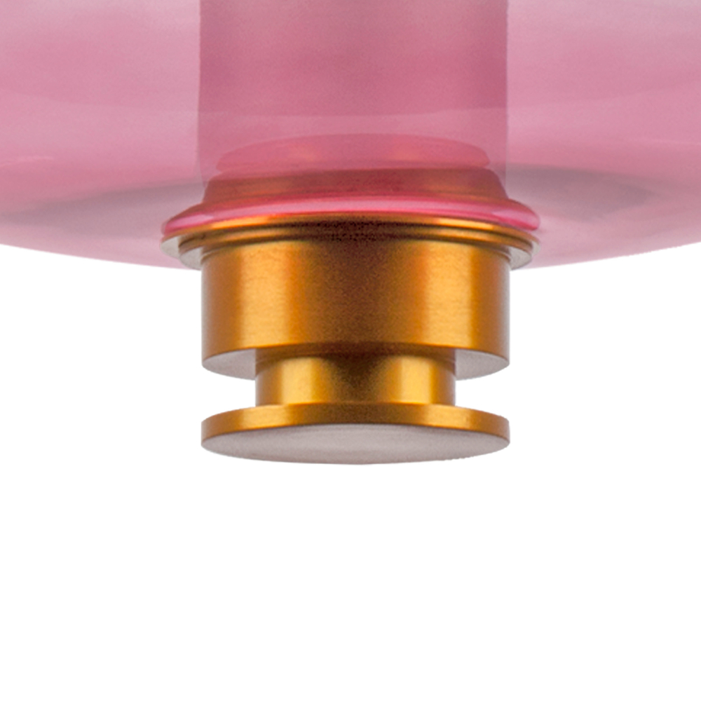 737540  2КОР! Люстра EMISFERO LED 4х6W 1200LM ЗОЛОТО/МУЛЬТИКОЛОР 3000K