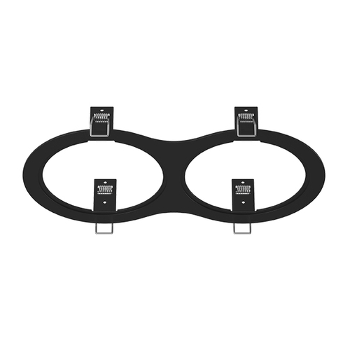 Купить 217927 Рамка INTERO 111 Double ROUND ЧЕРНЫЙ
