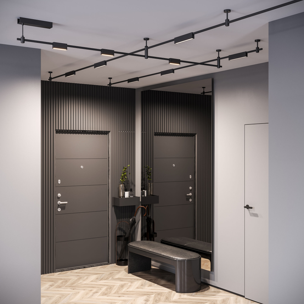 Esthetic Magnetic Трековый светильник 6W 3000K (чёрный) 85122/01