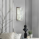 Настенный светильник с хрусталем 40259 LED хром