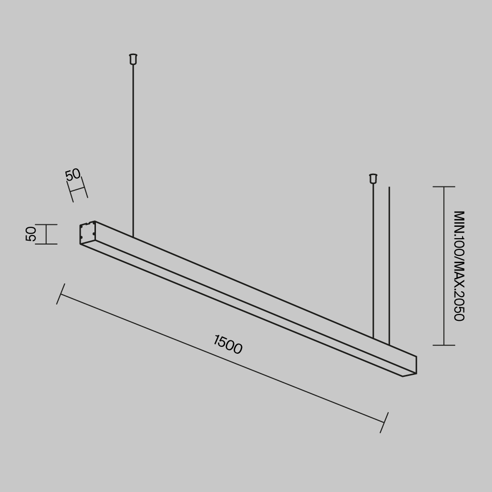 Линейный светильник Technical LL312022