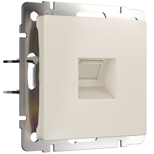 Купить Розетка Ethernet RJ-45 (айвори матовый) W1181062