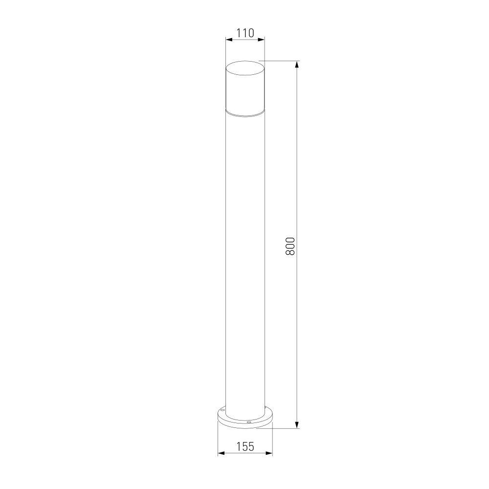 Ландшафтный светильник Roil черный IP54 35125/F