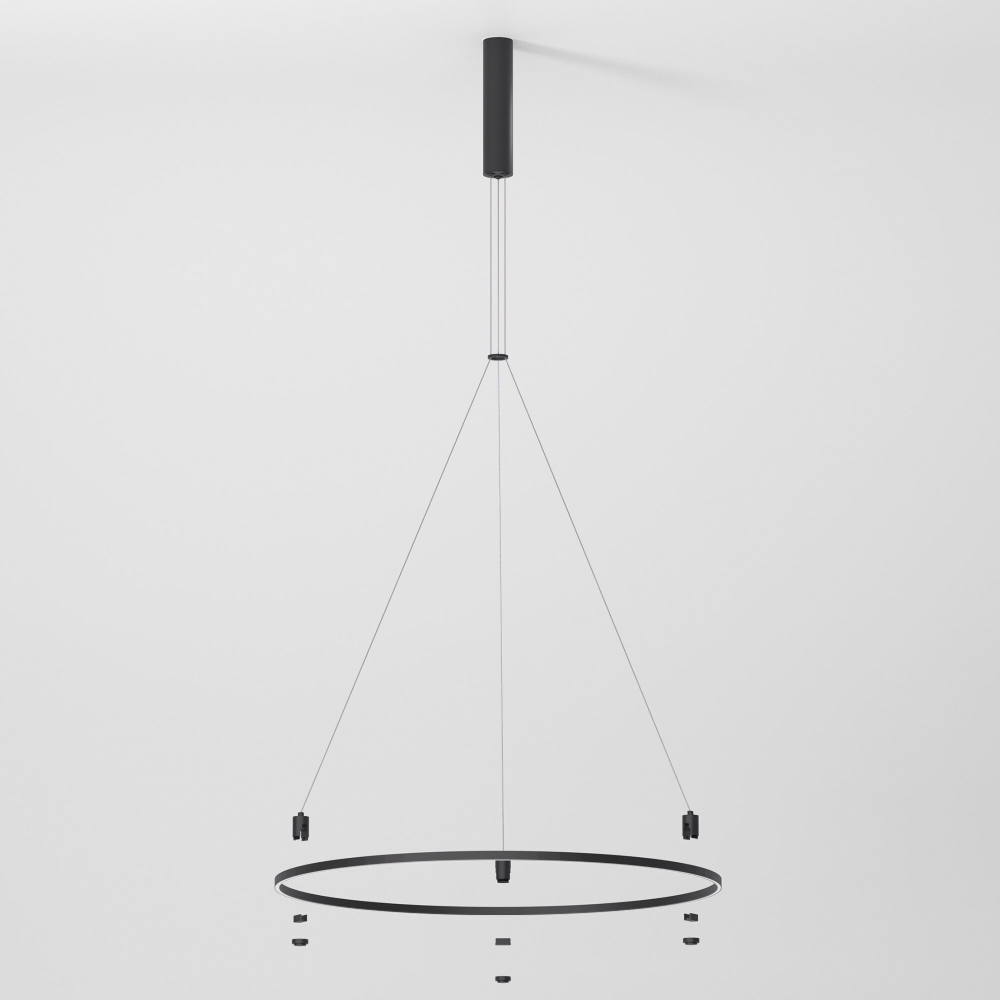 Esthetic Magnetic Шинопровод с тросовыми креплениями Round черный ⌀800 85138/00