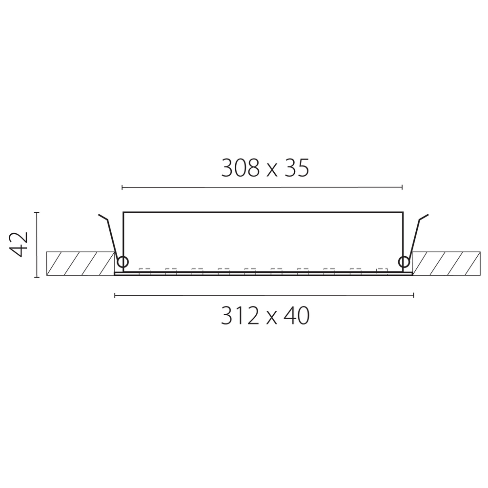 082346 Светильник GUARDA 20W 1560LM 30G БЕЛЫЙ МАТОВЫЙ 4000K
