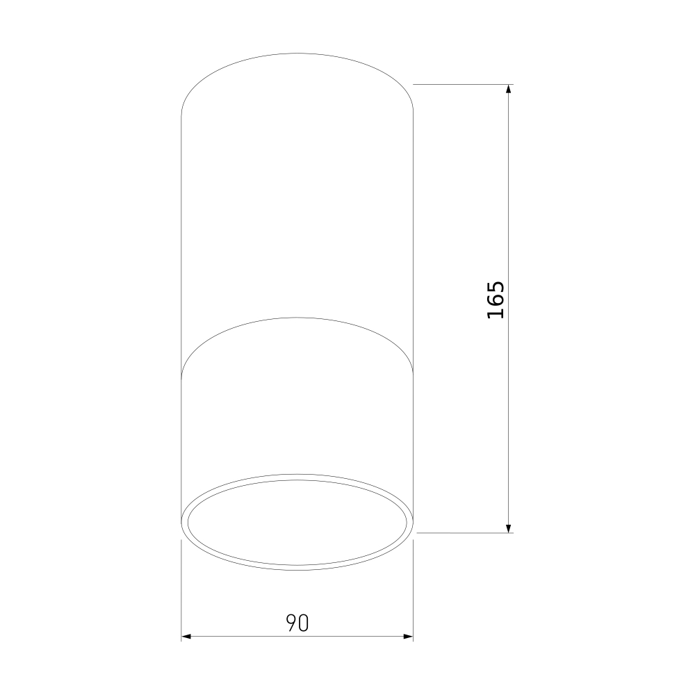 Уличный потолочный светильник Light LED 2106 IP54 35139/H черный